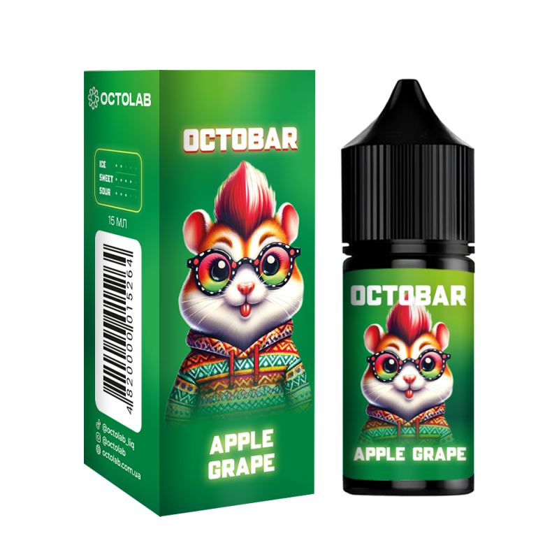 Ароматизатор Octobar Apple Grape 15ml Ароматизатор Octobar Apple Grape 15ml