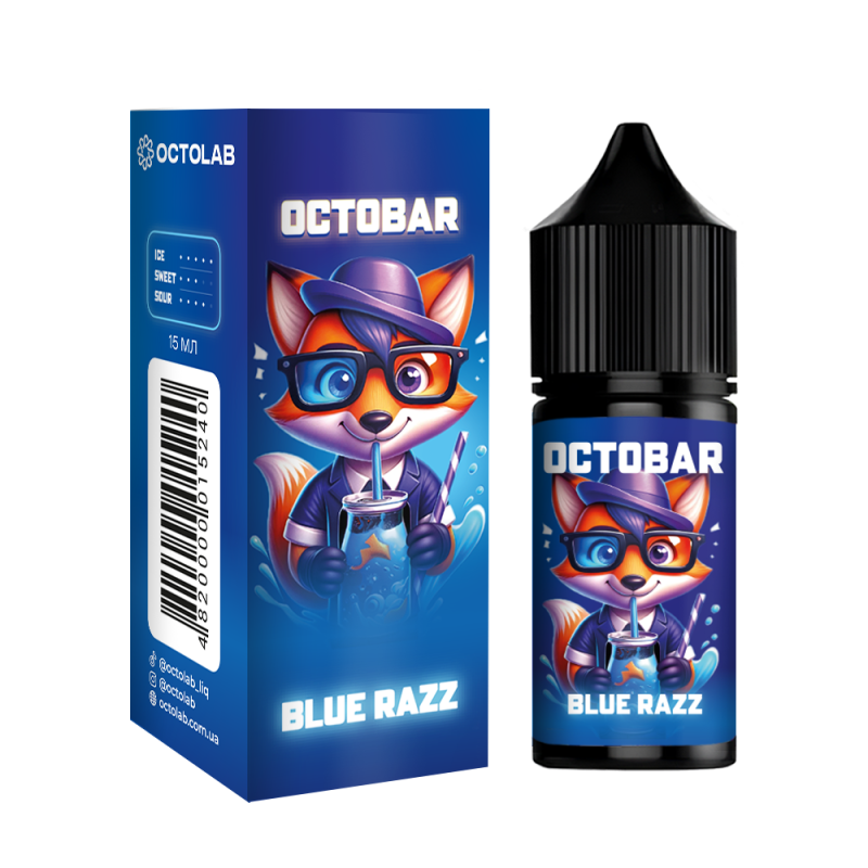Ароматизатор Octobar Blue Razz 15мл Ароматизатор Octobar Blue Razz 15мл