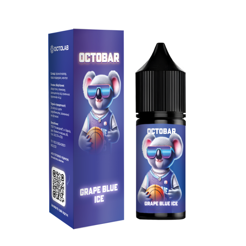 Ароматизатор Octobar Grape Blue Ice 7,5 мл Ароматизатор Octobar Grape Blue Ice 7,5 мл