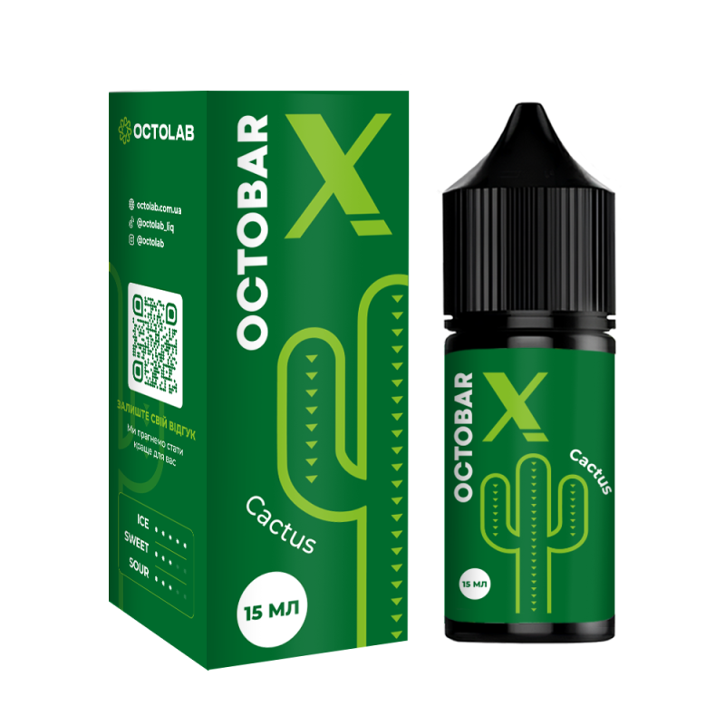 Ароматизатор Octobar X Cactus 15мл Ароматизатор Octobar X Cactus 15мл