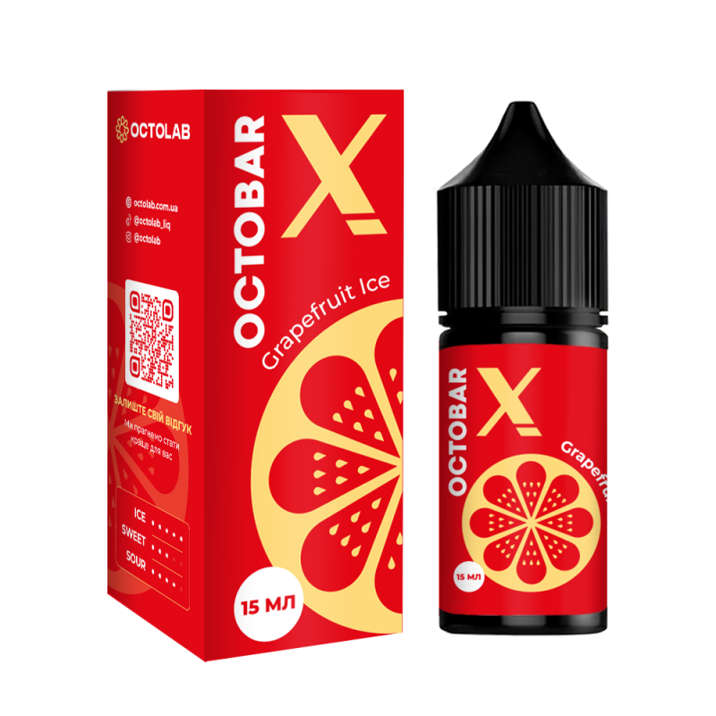Ароматизатор Octobar X Grapefruit Ice 15мл Ароматизатор Octobar X Grapefruit Ice 15мл