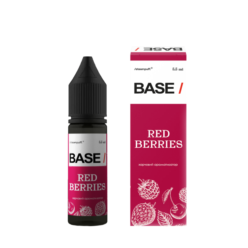 Ароматизатор харчовий Base 5,5 мл - Red Berries (Червоні ягоди) Ароматизатор харчовий Base 5,5 мл - Red Berries (Червоні ягоди)