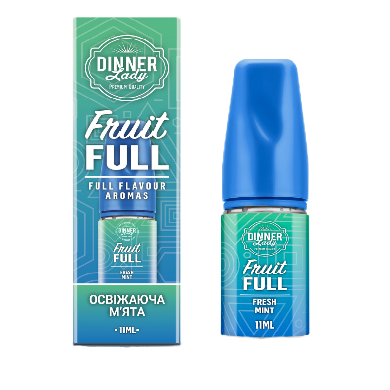 Ароматизатор харчовий Дінер Леді Fruit FULL - Fresh Mint 11мл Ароматизатор харчовий Дінер Леді Fruit FULL - Fresh Mint 11мл