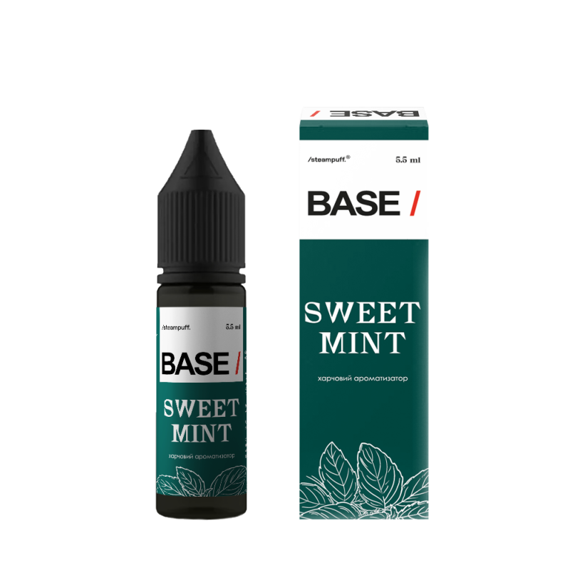 Ароматизатор пищевой Base 5,5мл - Sweet mint (Сладкая мята) Ароматизатор пищевой Base 5,5мл - Sweet mint (Сладкая мята)